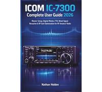 ICOM IC-7300 Complete User Guide 2026: Master Setup, Digital Modes, FT8, Weak Signal Reception & RF Gain Optimization for HF Amateur Radio