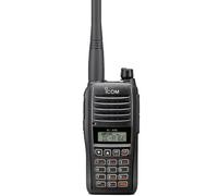 Icom ICOM IC-A16E con Bluetooth Walkie talkie banda aérea VHF con Bluetooth integrado, resistente IP67 y potente audio de 1500mW