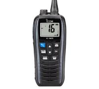 Icom Icom IC-M25 EURO - Negro Walkie talkie VHF banda marina, flotante, resistente y de alto rendimiento, potencia 5W
