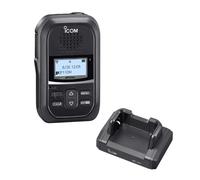 Icom ICOM IP110H con base BC-257 Radio portátil Wifi con comunicación full dúplex, funciones PTI, Bluetooth, IP67 y seguridad WPA2-Enterprise para entornos