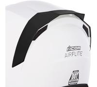 Icon Airflite Alerón trasero mate, negro para Hombres
