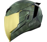 Icon Airflite Battlescar 2, casco integral S male Verde