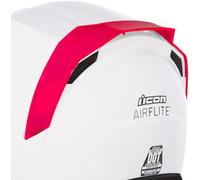 Icon Airflite Dayglow Neon Alerón trasero, rojo para Hombres