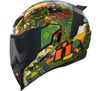 Icon Airflite GP23, casco integral XXL female Verde/Amarillo/Naranja
