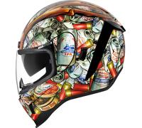 Icon Airform Buck Fever, casco integral XS male Blanco/Negro/Rojo/Azul