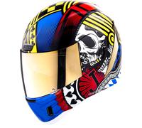 Icon Airform MIPS Lucky Lid, casco integral L female Blanco/Negro/Rojo/Azul/Amarillo