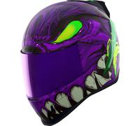 Icon Airform Mips Manik’RR, casco integral XL male Lila/Verde Neón/Negro