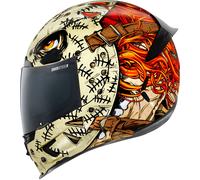 Icon Airframe Pro TopShelf, casco integral 3XL female Rojo/Marrón/Blanco