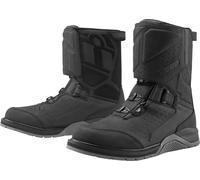 Icon Alcan WP Botas de moto impermeables, negro, tamaño 42 para Hombres