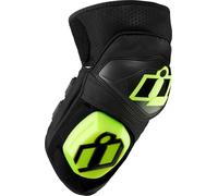 Icon Cloverleaf 2, Protectores de rodilla Nivel 1 Talla única male Negro/Amarillo Neón