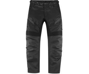 Icon Contra2 Textil para motocicletas / Pantalones de cuero, negro, tamaño S para Hombres