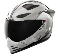 Icon Domain Future Proof, casco integral L male Gris/Negro/Blanco