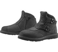Icon El Bajo 2 Zapatos de moto, negro, tamaño 47 48 para Hombres