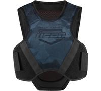 Icon Field Armor Softcore Camo, chaleco protector Nivel 1 3XL/4XL male Negro/Azul