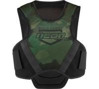 Icon Field Armor Softcore Camo, chaleco protector Nivel 1 3XL/4XL male Negro/Verde