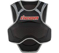 Icon Field Armor Softcore, chaleco protector Nivel 1 XL/XXL male Negro/Gris