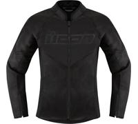 Icon Hooligan Chaqueta textil de motocicleta damas, negro, tamaño M para Mujer