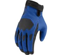 Icon Hooligan Guantes de moto, azul, tamaño 2XL para Hombres