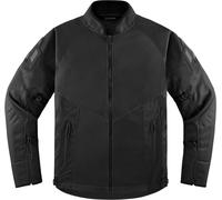 Icon Mesh AF 2023 Chaqueta textil de moto, negro, tamaño M para Hombres