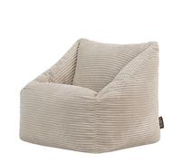 Icon Morgan Puff Infantil, Suaves y Cómodos Tela de Pana, Puff con Relleno Includio, Sillas Infantiles, Sillon Niños Infantil para Decoracion Habitacion Niña o Niño, Beige