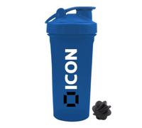 ICON Nutrition Classic - Botella mezcladora de proteínas de 700 ml, hecha con plástico sin BPA, a prueba de fugas, tapa segura y bola mezcladora, ideal para gimnasio, fitness y bebidas proteicas