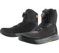 Icon Overlord Vented Botas de moto, negro, tamaño 45 para Hombres