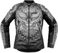 Icon Overlord3 Noble, chaqueta textil mujer S female Negro/Blanco