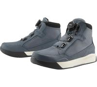 Icon Patrol 3 WP Botas de moto impermeables, negro-gris, tamaño 45 para Hombres