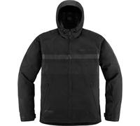Icon PDX 3 Chaqueta textil para motocicleta, negro, Talla XL