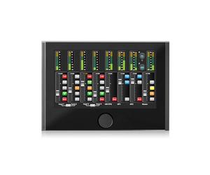 Icon Pro Audio Touch 8 - Interfaz de audio USB de 12 × 12 con pantalla táctil de 10 pulgadas, 4 entradas de micrófono/línea y ADAT para grabación de estudio