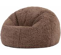 Icon Puf infantil clásico en forro polar marrón moca