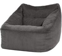 Icon Puf sillón de pana gris antracita