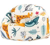 Icon Puf sillón infantil con estampado de safari