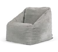 Icon Puf sillón infantil de pana gris claro