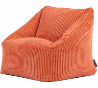 Icon Puf sillón infantil de pana naranja terracota