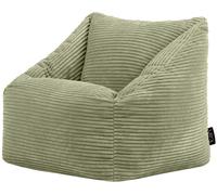 Icon Puf sillón infantil de pana verde salvia