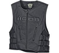 Icon Regulator D30 Chaleco, negro, tamaño S M para Hombres