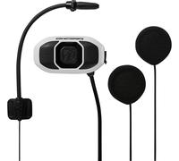 Icon Sena RAU Paquete individual del sistema de comunicación Bluetooth, blanco para Hombres