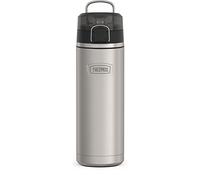 ICON SERIES BY THERMOS Botella de agua de acero inoxidable con boquilla de 24 onzas, acero inoxidable mate