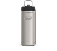 ICON SERIES BY THERMOS - Botella de agua de acero inoxidable con tapa con popote, 32 onzas, acero inoxidable mate
