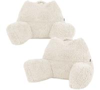 Icon Set de 2 cojines de apoyo sherpa color crema