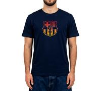 Icon Sports Camiseta para Hombre FC Barcelona Sunset, Azul Marino, Talla M