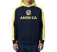 Icon Sports Federacion Mexicana de Futbol Asociacion Club America - Sudadera con Capucha para Hombre, Talla Grande