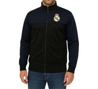 Icon Sports Officially Licensed CF Track Jacket-Unisex Adult Chaqueta Deportiva, Real Madrid | Negro, M