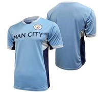 Icon Sports Polyshirt Camisa, Man City Wordmark auf Der Vorderseite, M para Hombre