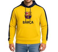 Icon Sports Sudadera con Capucha para Hombre, Hombre, FCB45PH-Y, Amarillo, L