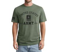 Icon Sports United States Army Short Sleeve T-Shirt Camiseta, Verde, M para Hombre