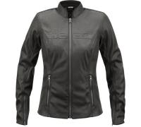 Icon Tuscadero2 Chaqueta textil de motocicleta para damas, negro, tamaño L para Mujer