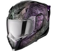Icon Ultraflite Opal Mandala, casco integral L female Lila/Verde/Negro