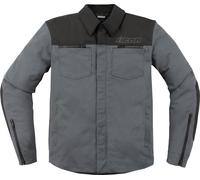 Icon Upstate Canvas, chaqueta textil XXL male Gris/Negro
